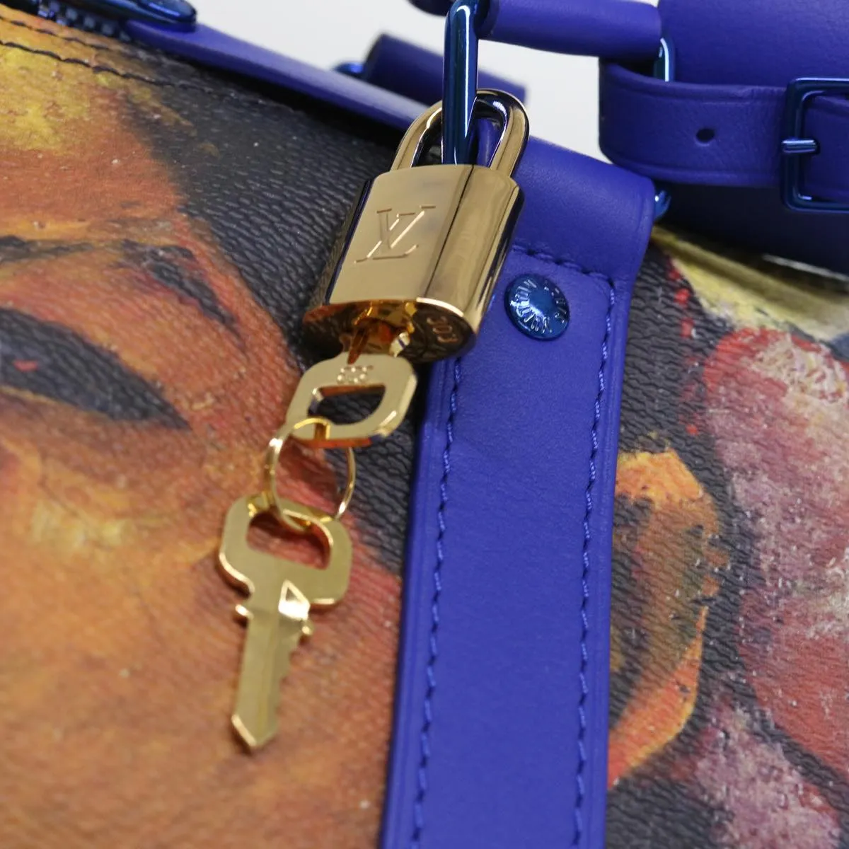 LOUIS VUITTON Masters Collection Keepall Bandouliere 50 Bag Gauguin 52948S
