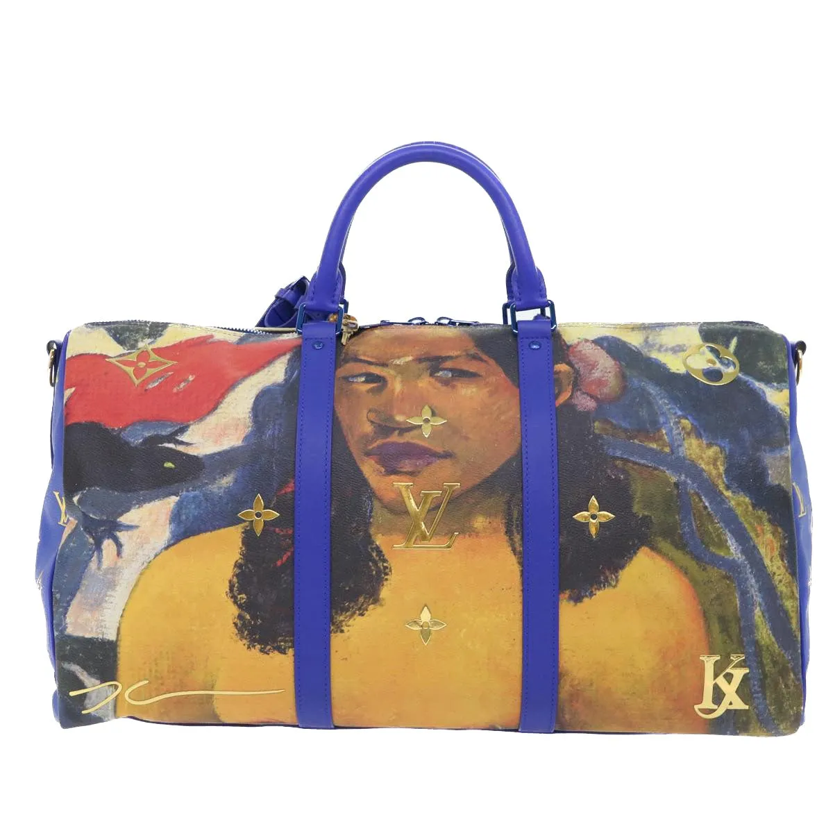 LOUIS VUITTON Masters Collection Keepall Bandouliere 50 Bag Gauguin 52948S