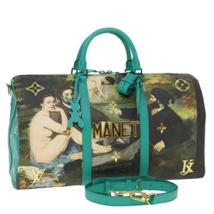 LOUIS VUITTON Masters Collection MANET Keepall Bandouliere 50 M43344 44429S