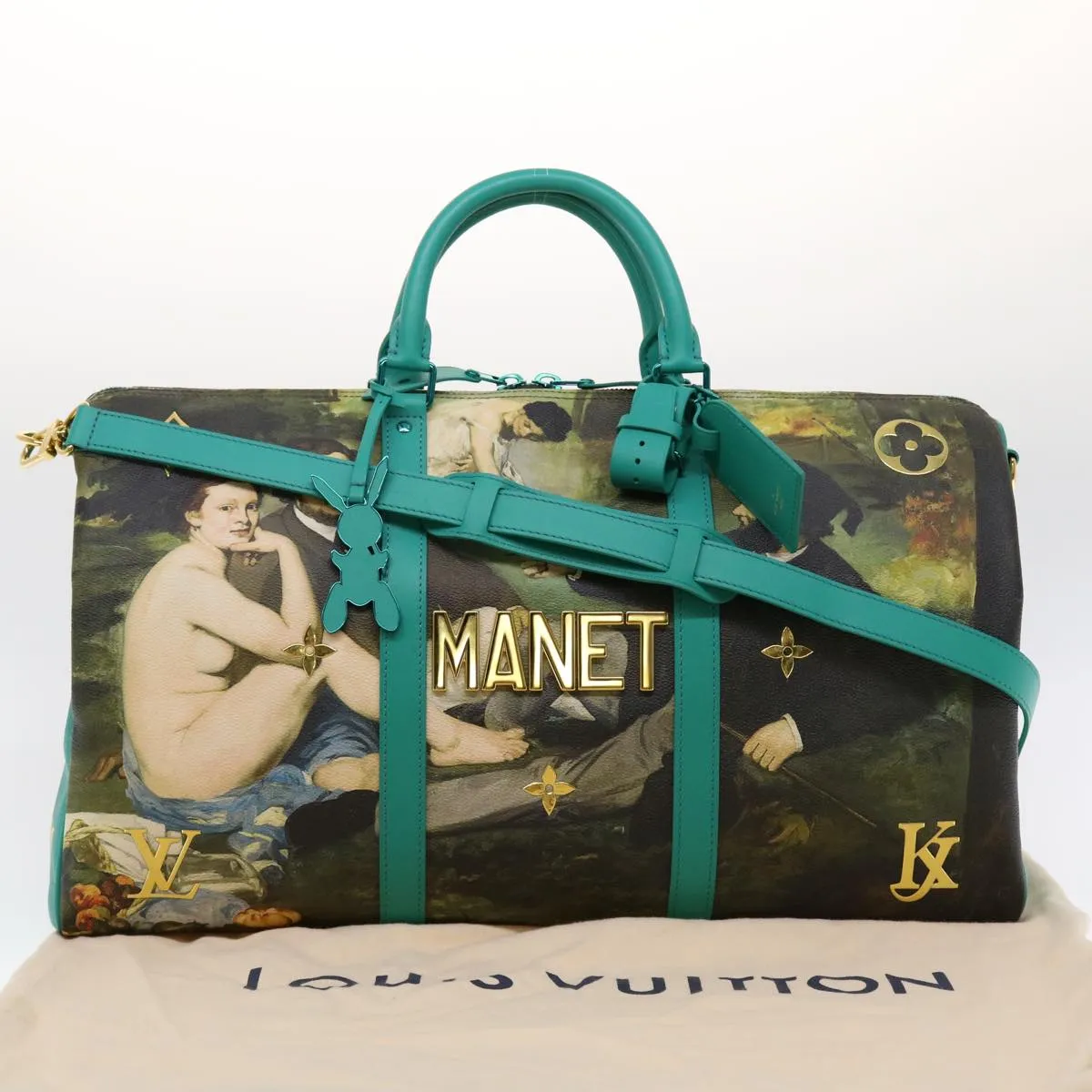 LOUIS VUITTON Masters Collection MANET Keepall Bandouliere 50 M43344 44429S