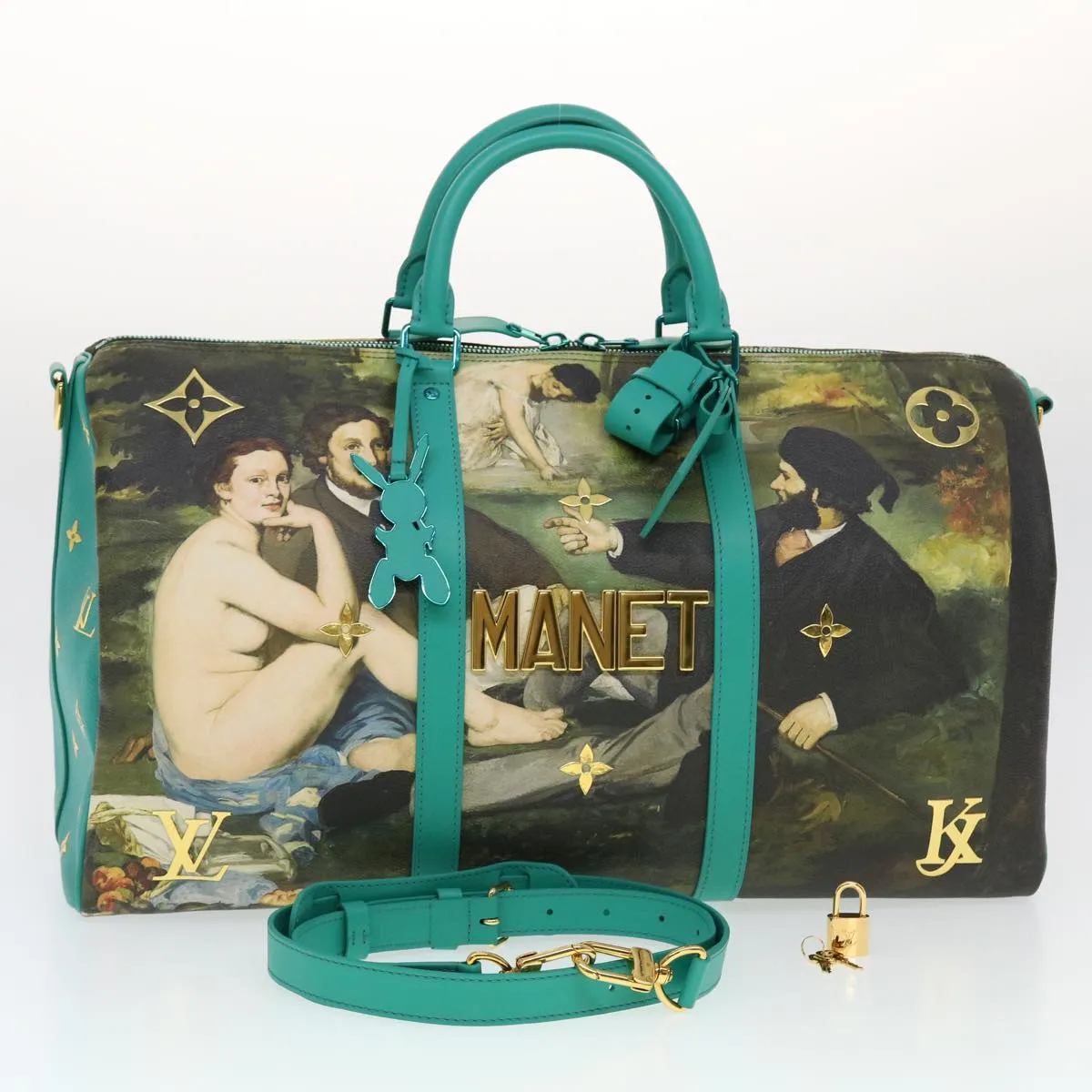LOUIS VUITTON Masters Collection MANET Keepall Bandouliere 50 M43344 44429S