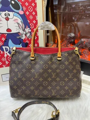 Louis Vuitton Monogram Canvas Crossbody Bag Brown Medium