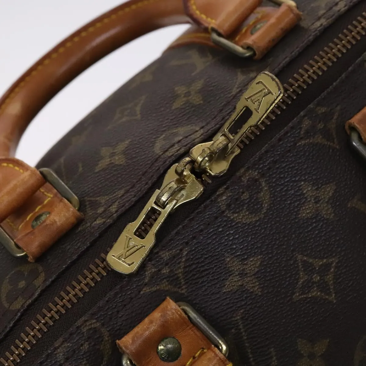 LOUIS VUITTON Monogram Keepall 45 Boston Bag M41428 LV Auth BD996