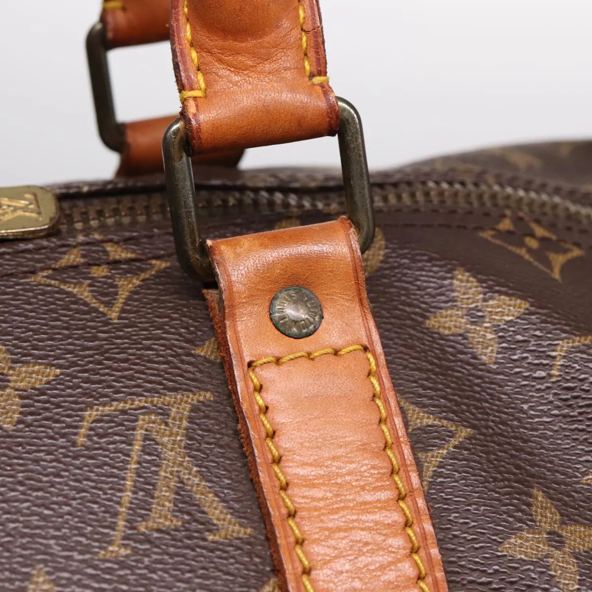 LOUIS VUITTON Monogram Keepall 50 Boston Bag M41426 LV 78741