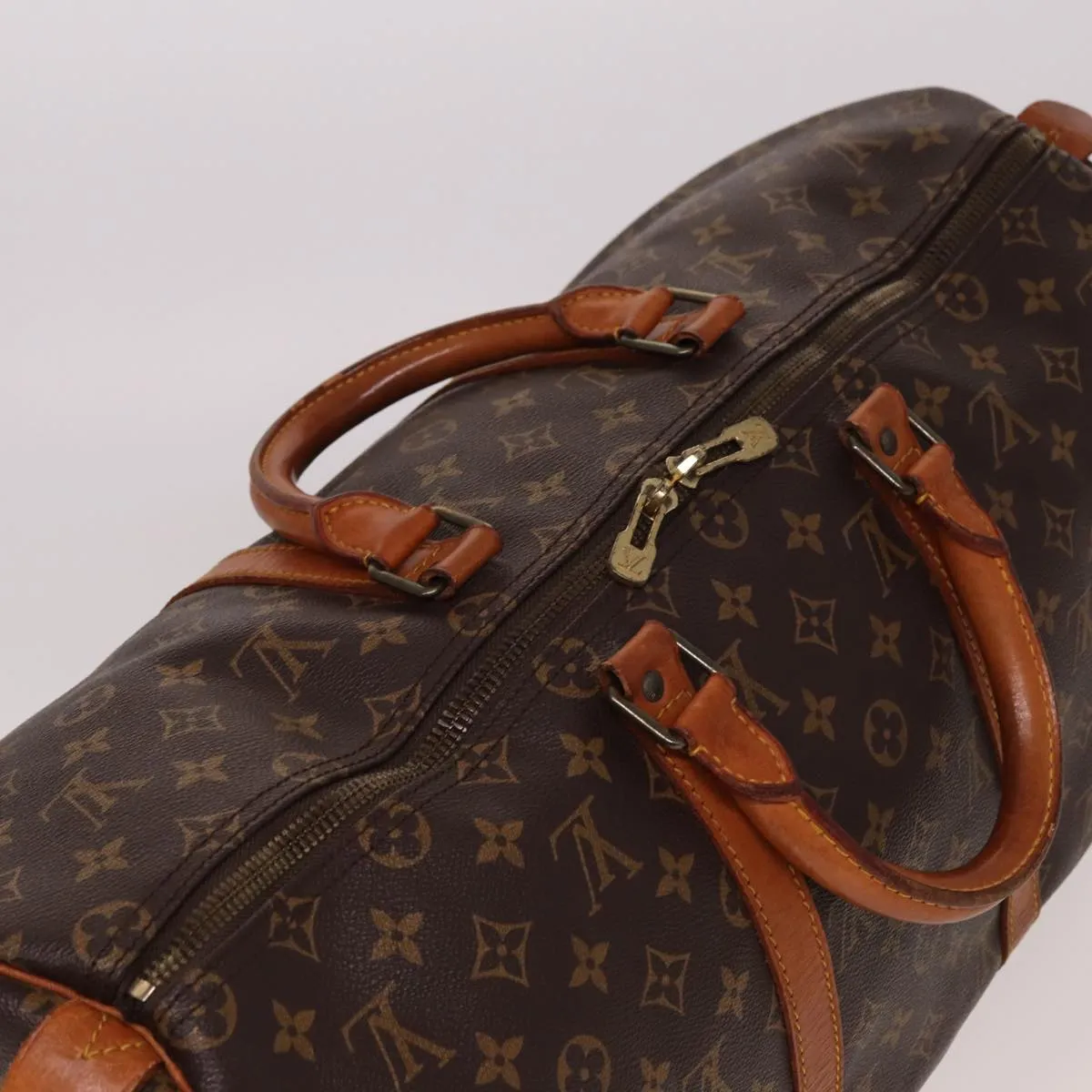 LOUIS VUITTON Monogram Keepall 50 Boston Bag M41426 LV 78741