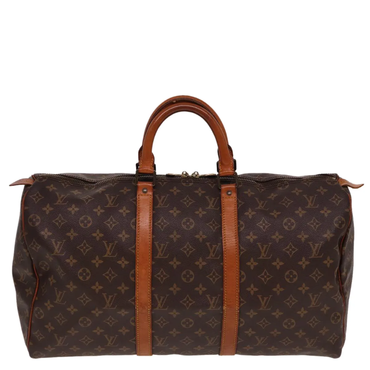 LOUIS VUITTON Monogram Keepall 50 Boston Bag M41426 LV 78741