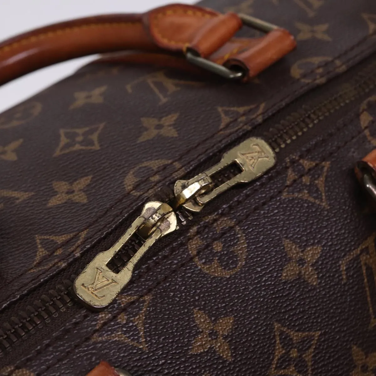 LOUIS VUITTON Monogram Keepall 50 Boston Bag M41426 LV 78741