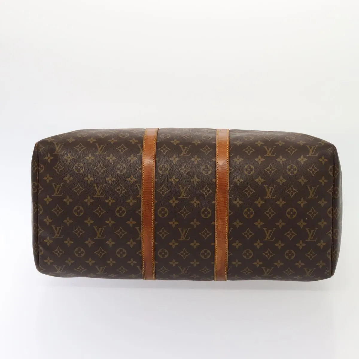 LOUIS VUITTON Monogram Keepall 55 Boston Bag M41424 LV 83918