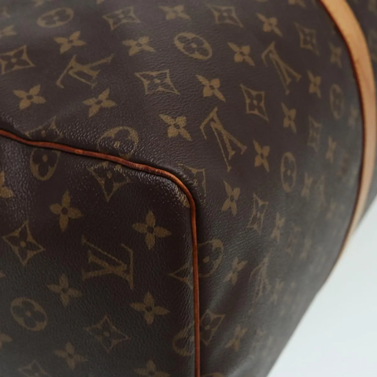 LOUIS VUITTON Monogram Keepall 55 Boston Bag M41424 LV 84412