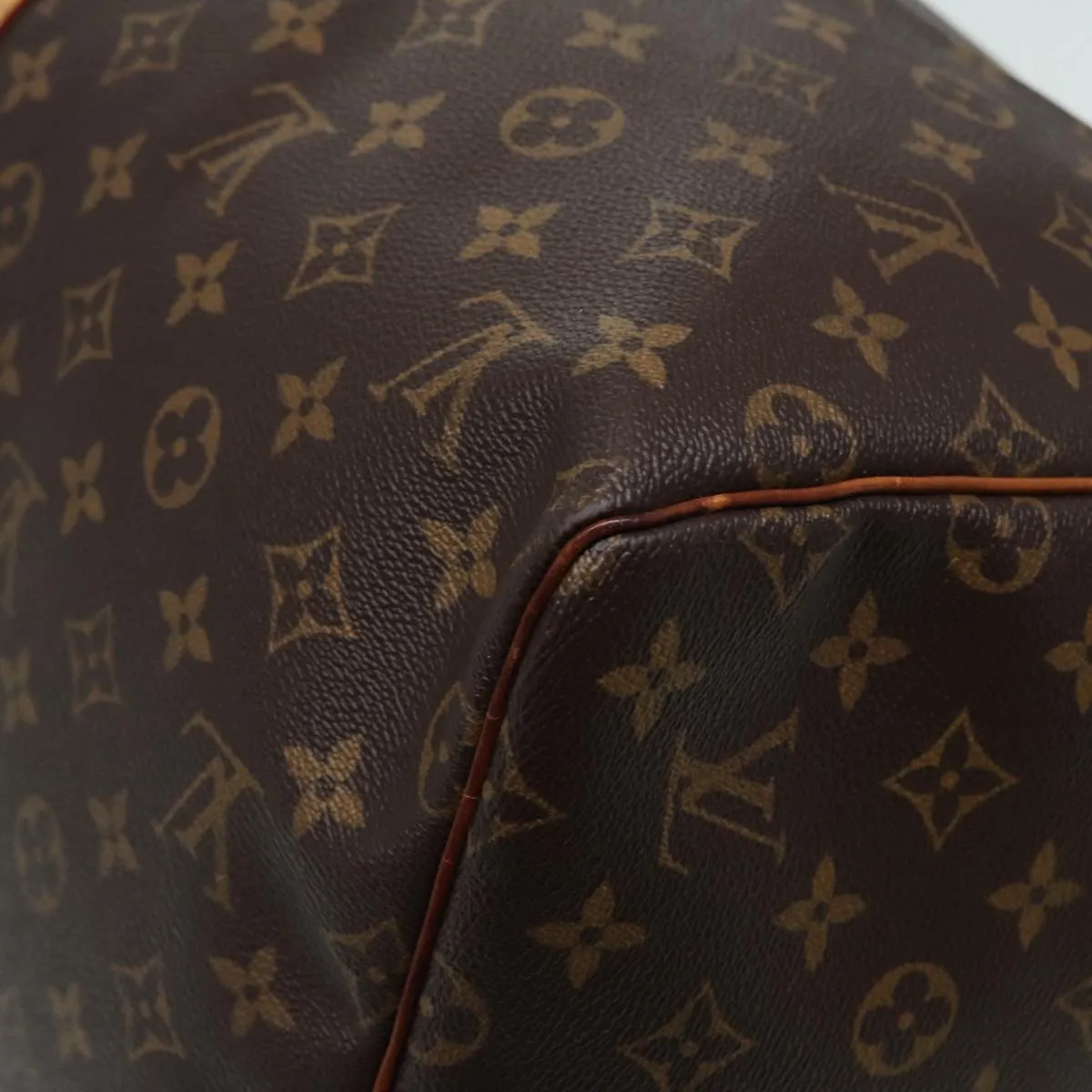 LOUIS VUITTON Monogram Keepall 55 Boston Bag M41424 LV 84412