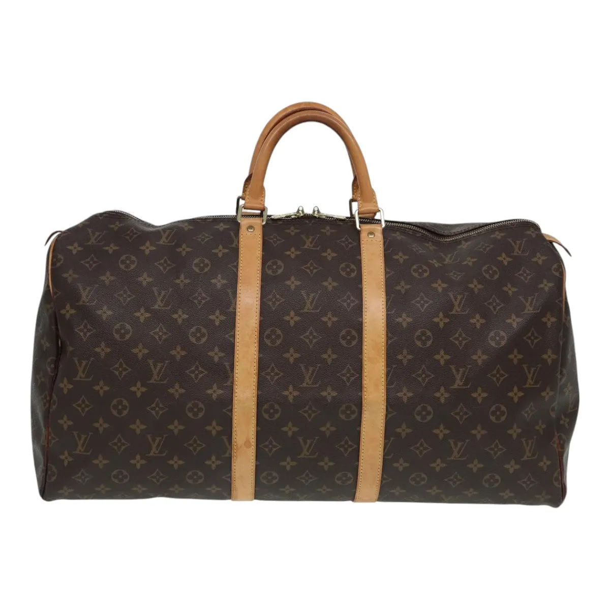 LOUIS VUITTON Monogram Keepall 55 Boston Bag M41424 LV 84412