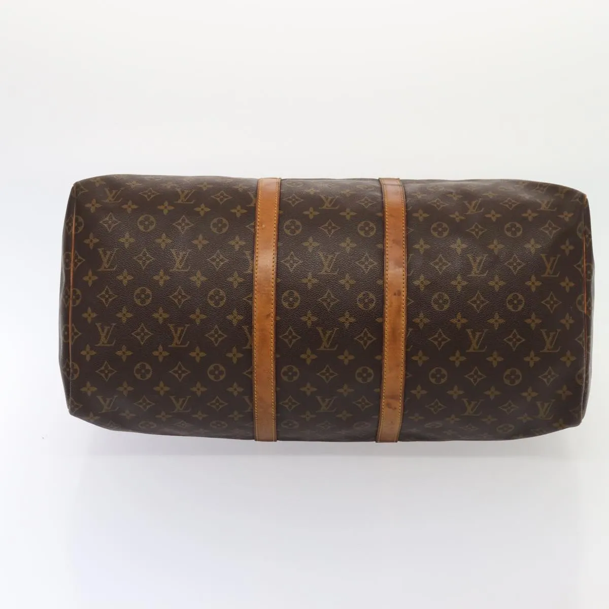 LOUIS VUITTON Monogram Keepall 55 Boston Bag M41424 LV 84608