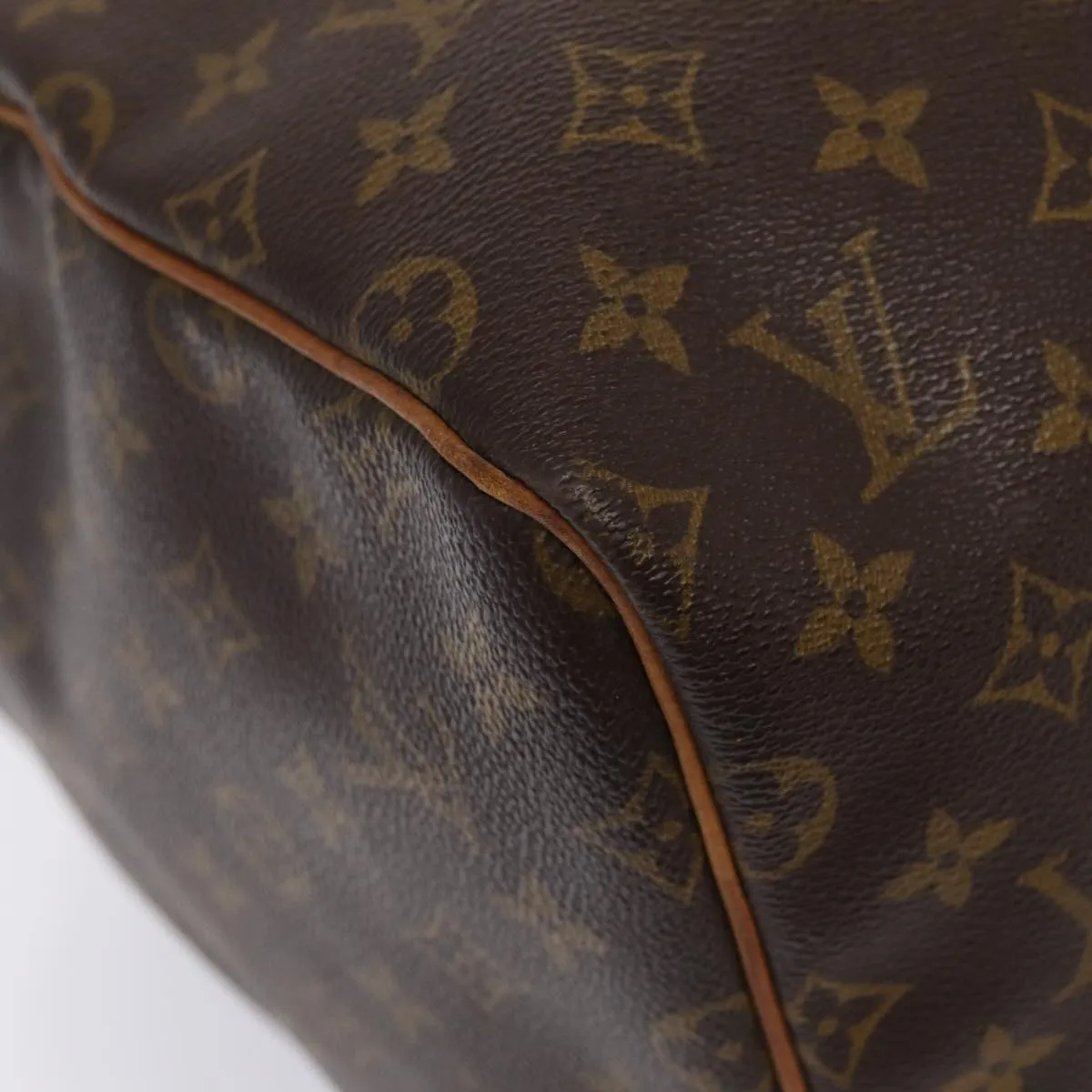 LOUIS VUITTON Monogram Keepall 55 Boston Bag M41424 LV 84608