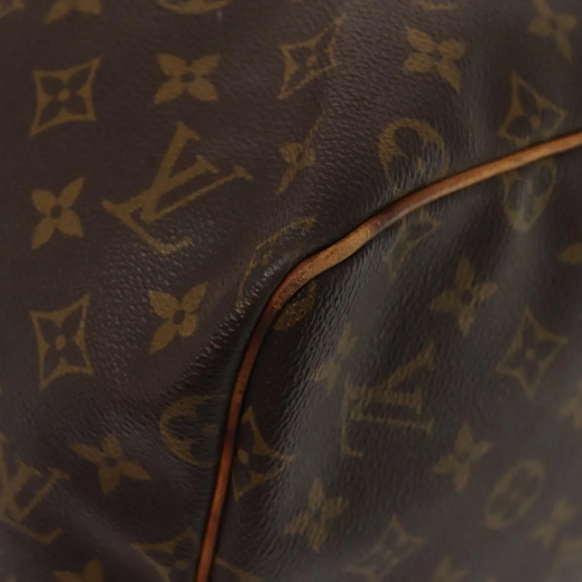 LOUIS VUITTON Monogram Keepall 55 Boston Bag M41424 LV 84608