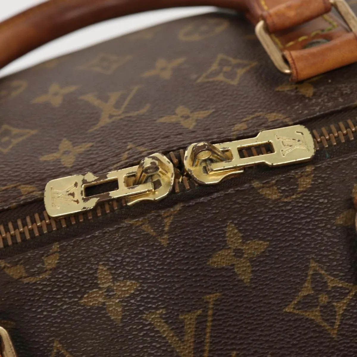 LOUIS VUITTON Monogram Keepall 55 Boston Bag M41424 LV 84608