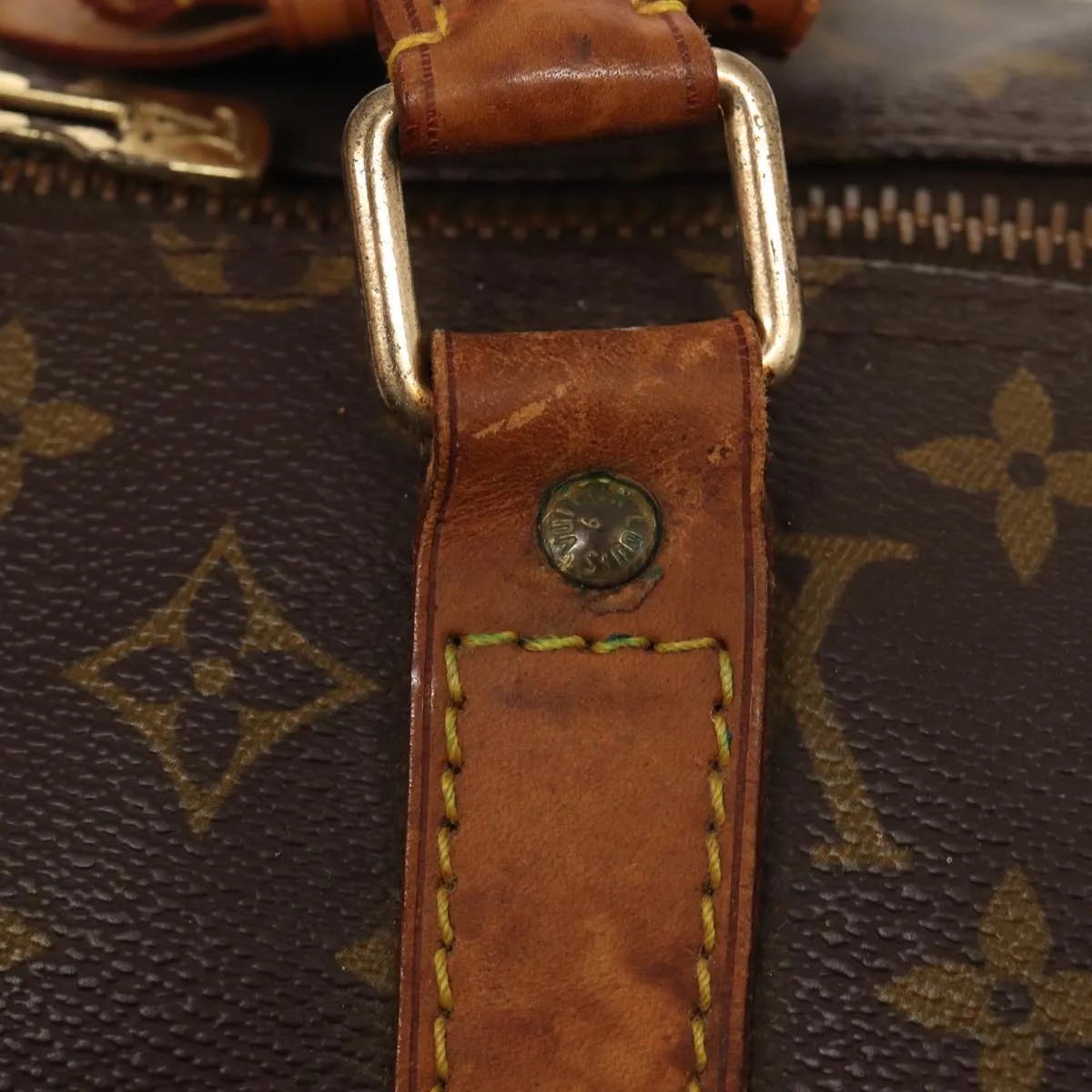 LOUIS VUITTON Monogram Keepall 55 Boston Bag M41424 LV 84608