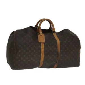 LOUIS VUITTON Monogram Keepall 60 Boston Bag M41422 LV 109044