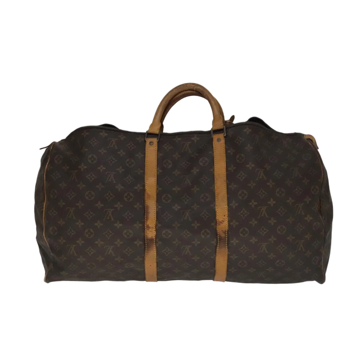 LOUIS VUITTON Monogram Keepall 60 Boston Bag M41422 LV 109044