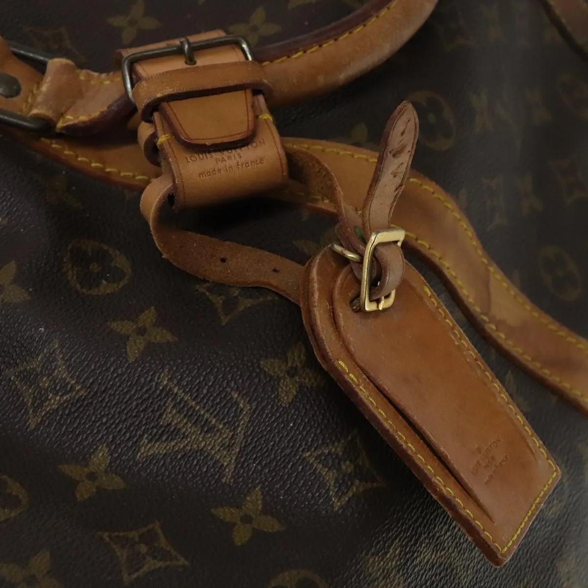 LOUIS VUITTON Monogram Keepall 60 Boston Bag M41422 LV 109044