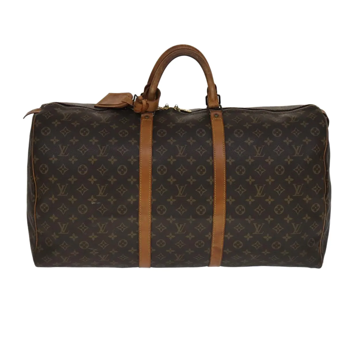LOUIS VUITTON Monogram Keepall 60 Boston Bag M41422 LV 109836