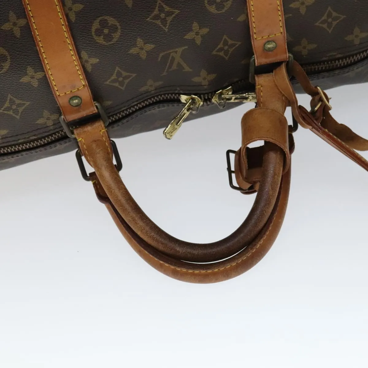 LOUIS VUITTON Monogram Keepall 60 Boston Bag M41422 LV 109836