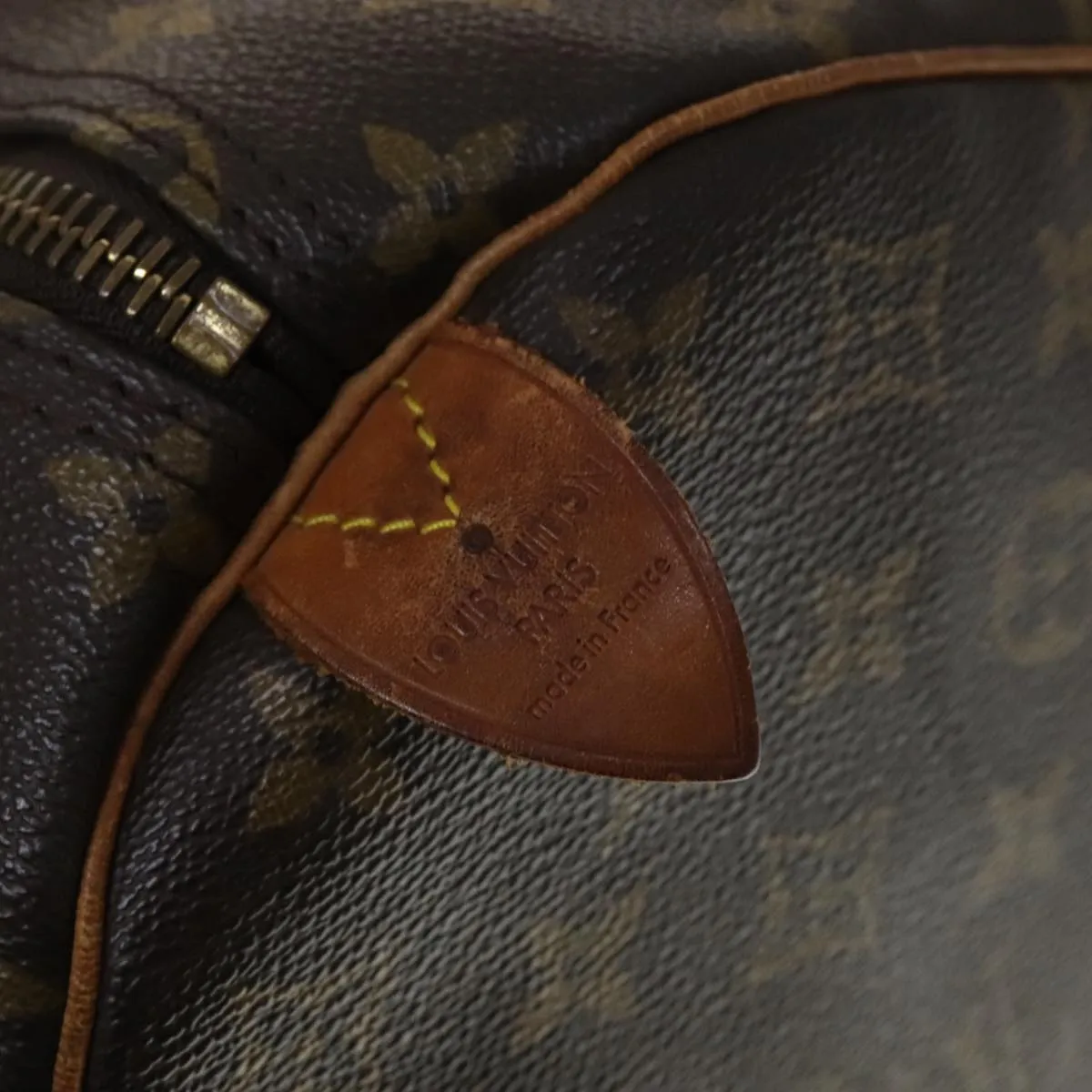 LOUIS VUITTON Monogram Keepall 60 Boston Bag M41422 LV 109836