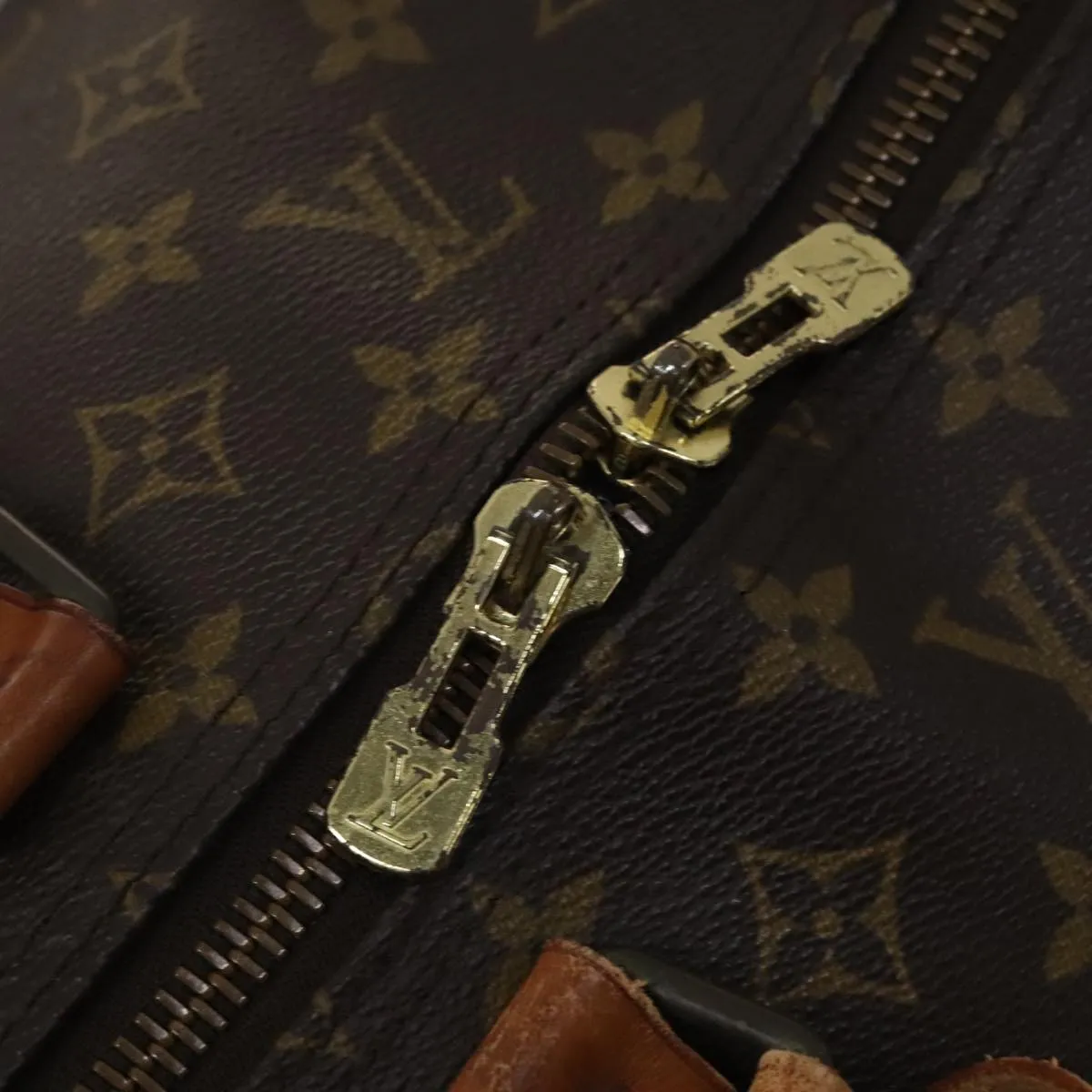 LOUIS VUITTON Monogram Keepall 60 Boston Bag M41422 LV 109836