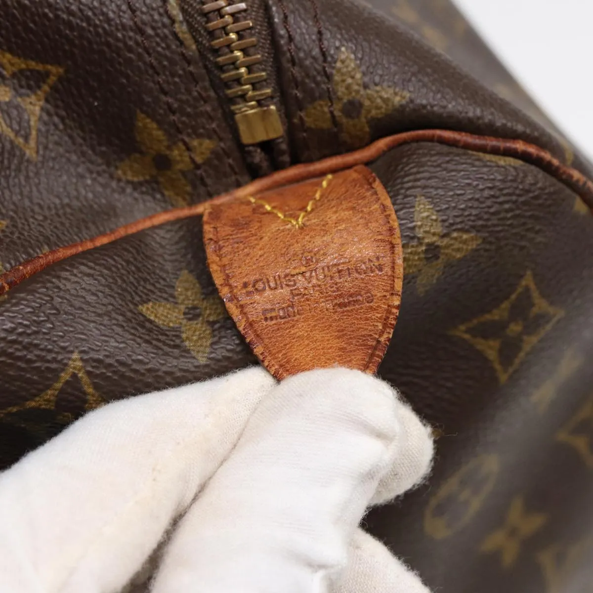 LOUIS VUITTON Monogram Keepall 60 Boston Bag M41422 LV 85116