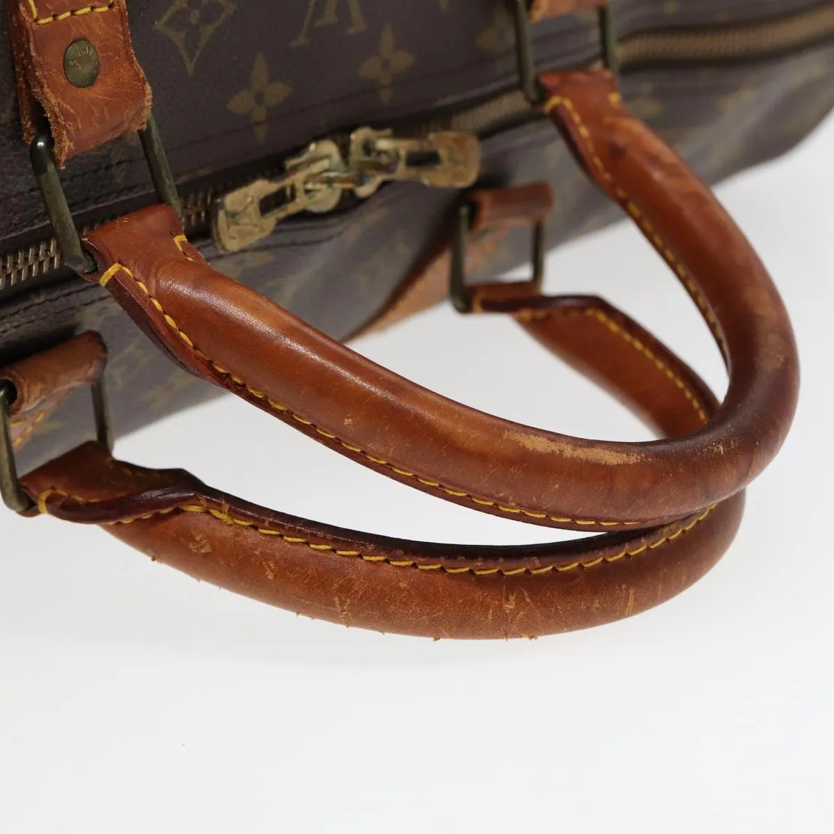 LOUIS VUITTON Monogram Keepall 60 Boston Bag M41422 LV 85116