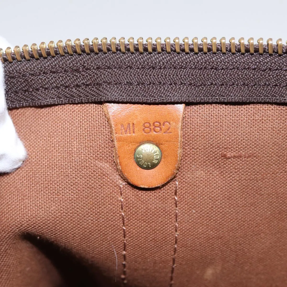 LOUIS VUITTON Monogram Keepall 60 Boston Bag M41422 LV 85116