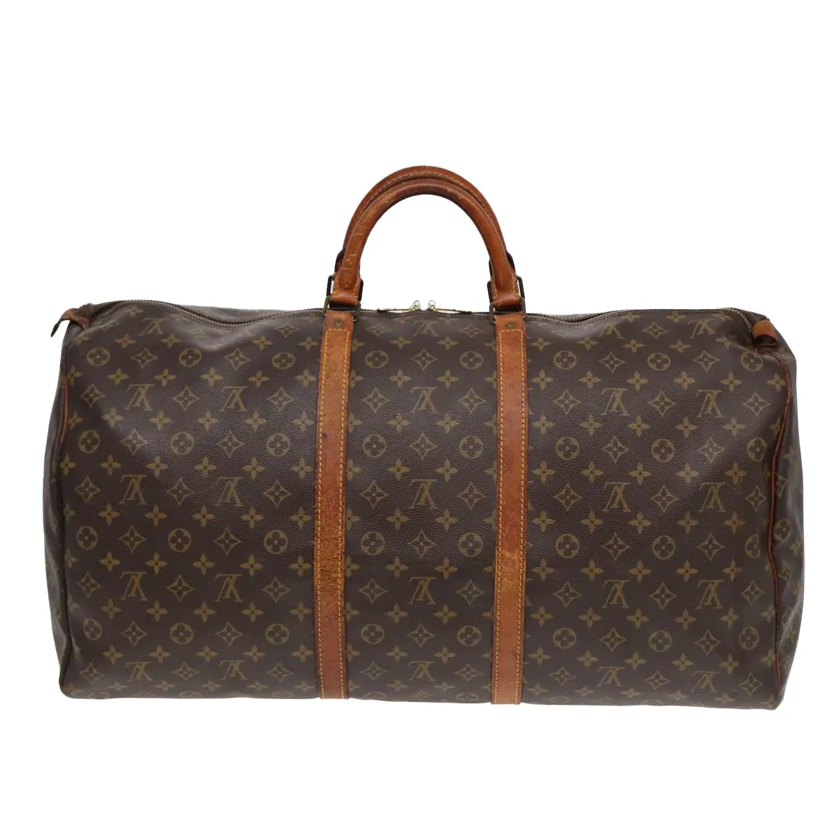 LOUIS VUITTON Monogram Keepall 60 Boston Bag M41422 LV 85116