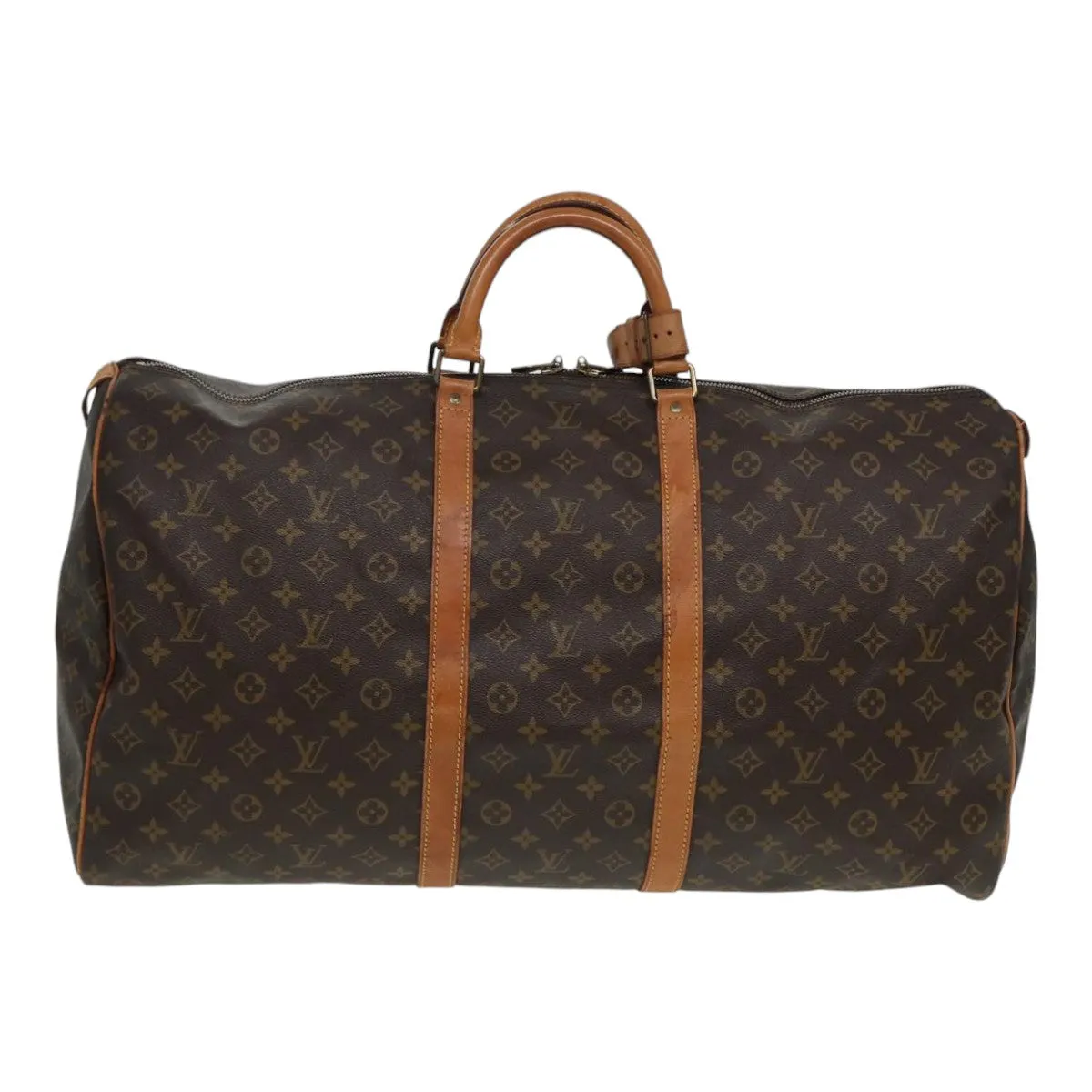 LOUIS VUITTON Monogram Keepall 60 Boston Bag M41422 LV yb645