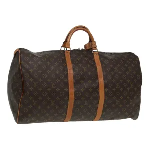 LOUIS VUITTON Monogram Keepall 60 Boston Bag M41422 LV yb645