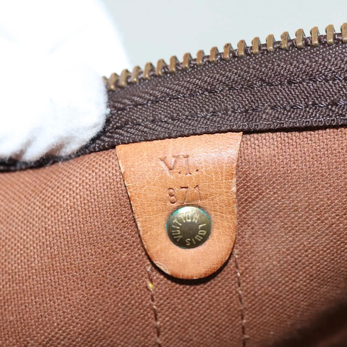 LOUIS VUITTON Monogram Keepall 60 Boston Bag M41422 LV yb645