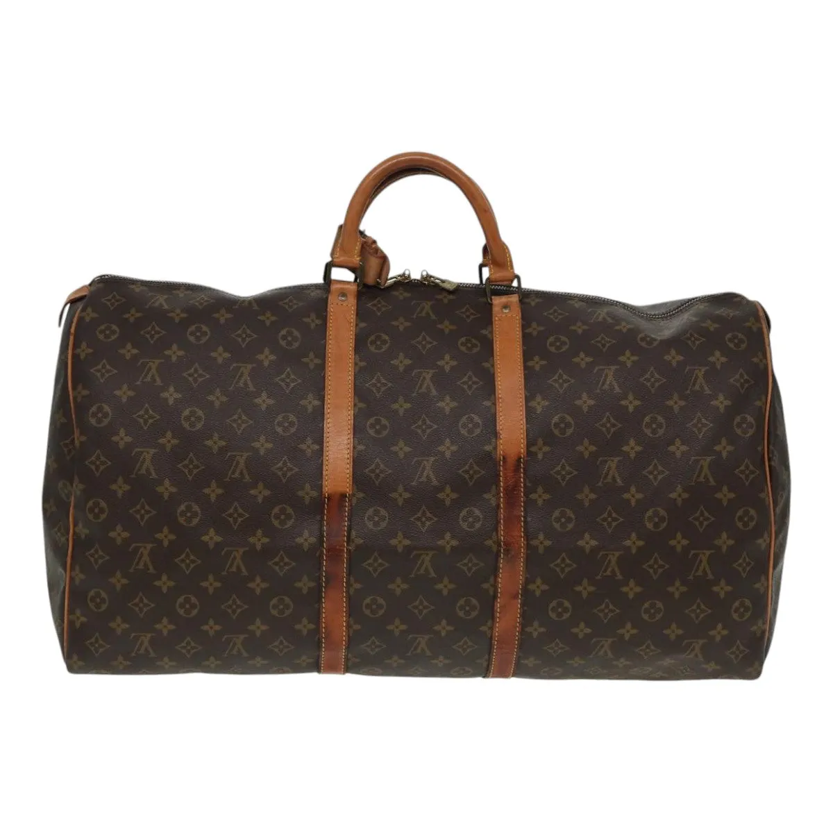 LOUIS VUITTON Monogram Keepall 60 Boston Bag M41422 LV yb645