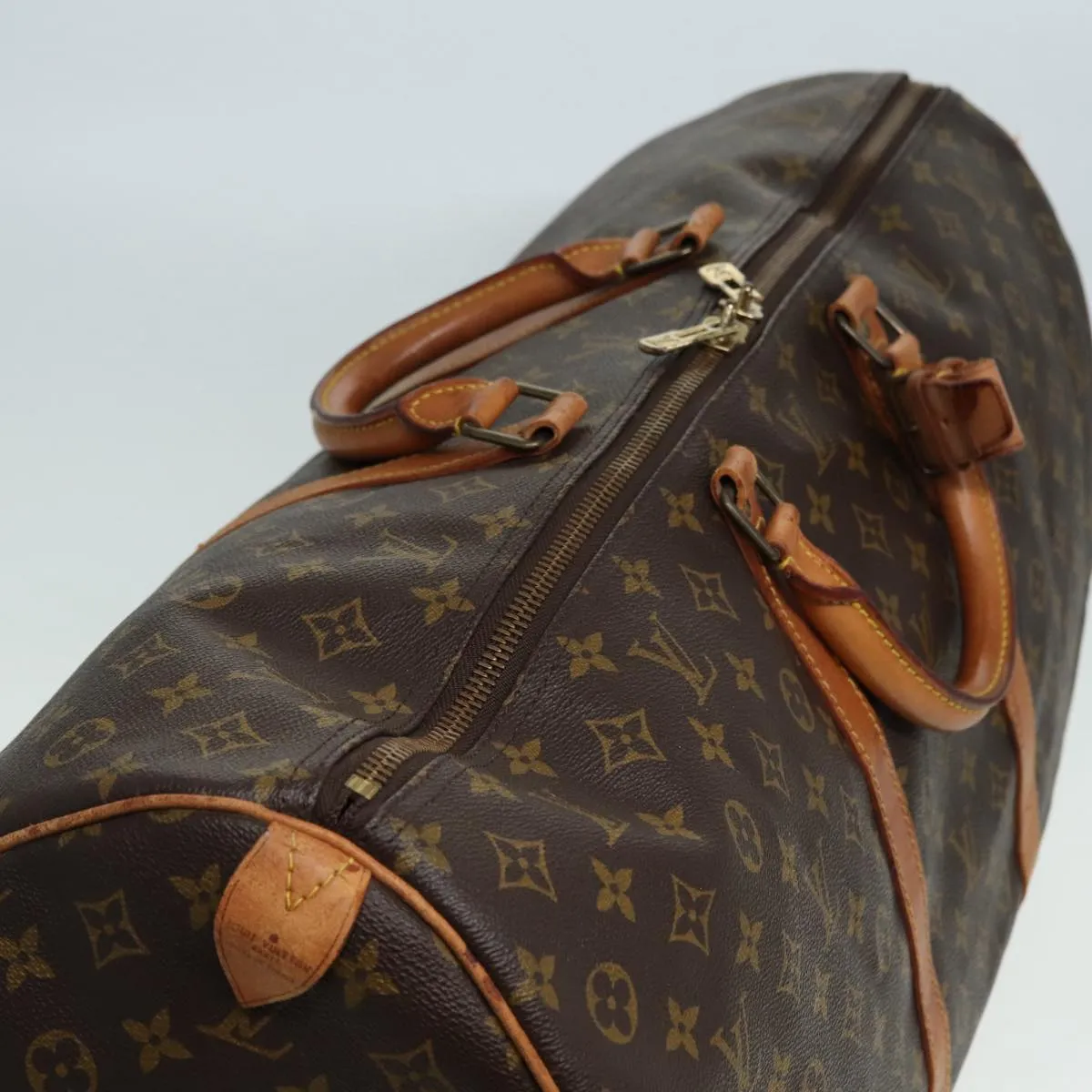 LOUIS VUITTON Monogram Keepall 60 Boston Bag M41422 LV yb645