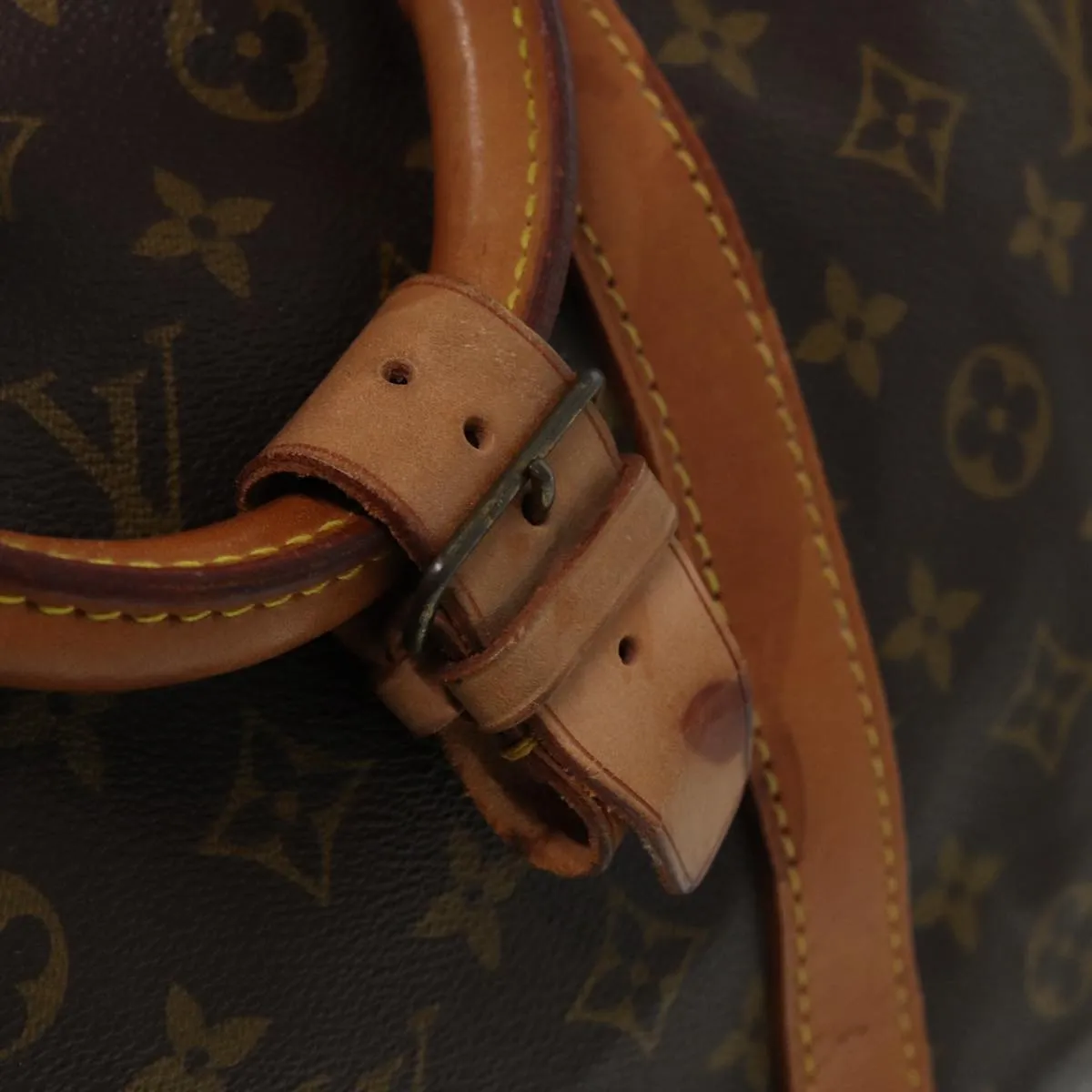 LOUIS VUITTON Monogram Keepall 60 Boston Bag M41422 LV yb645