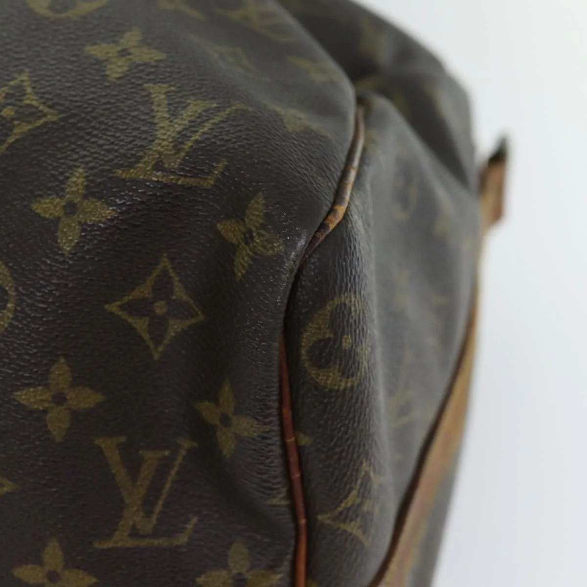LOUIS VUITTON Monogram Keepall Bandouliere 45 Boston Bag M41418 LV bs13714