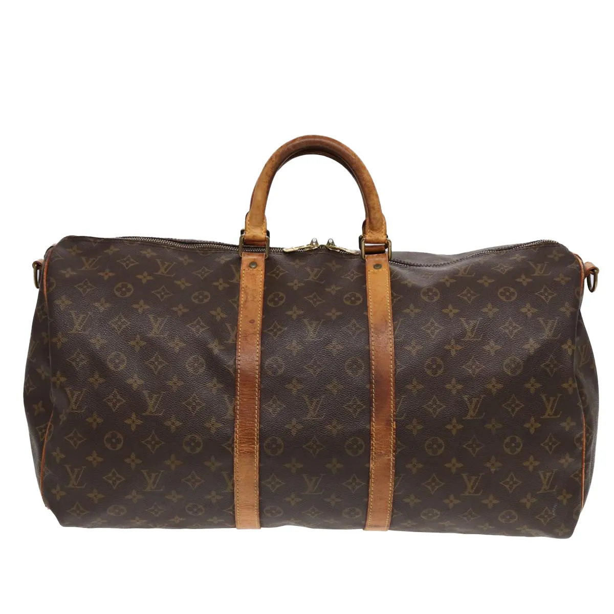 LOUIS VUITTON Monogram Keepall Bandouliere 55 Boston Bag M41414 LV 85279