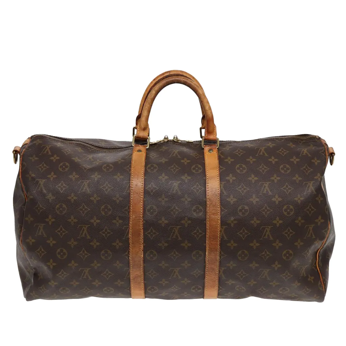 LOUIS VUITTON Monogram Keepall Bandouliere 55 Boston Bag M41414 LV 85279