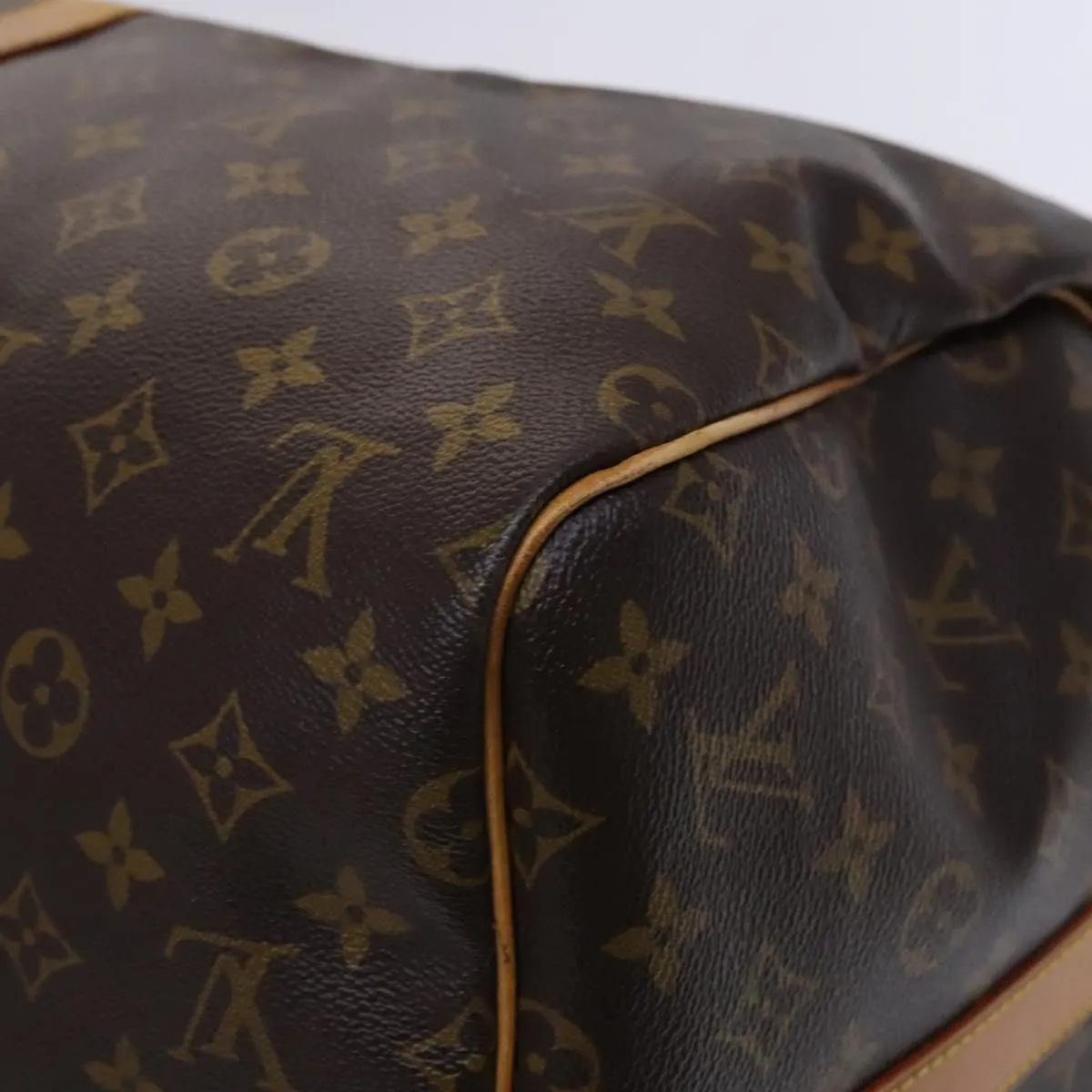 LOUIS VUITTON Monogram Keepall Bandouliere 55 Boston Bag M41414 LV Auth MY234
