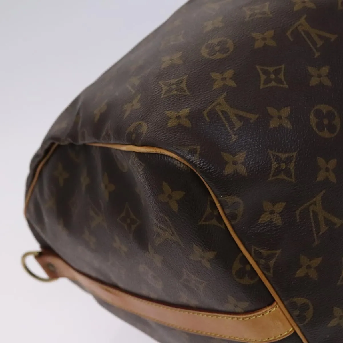 LOUIS VUITTON Monogram Keepall Bandouliere 55 Boston Bag M41414 LV Auth MY234