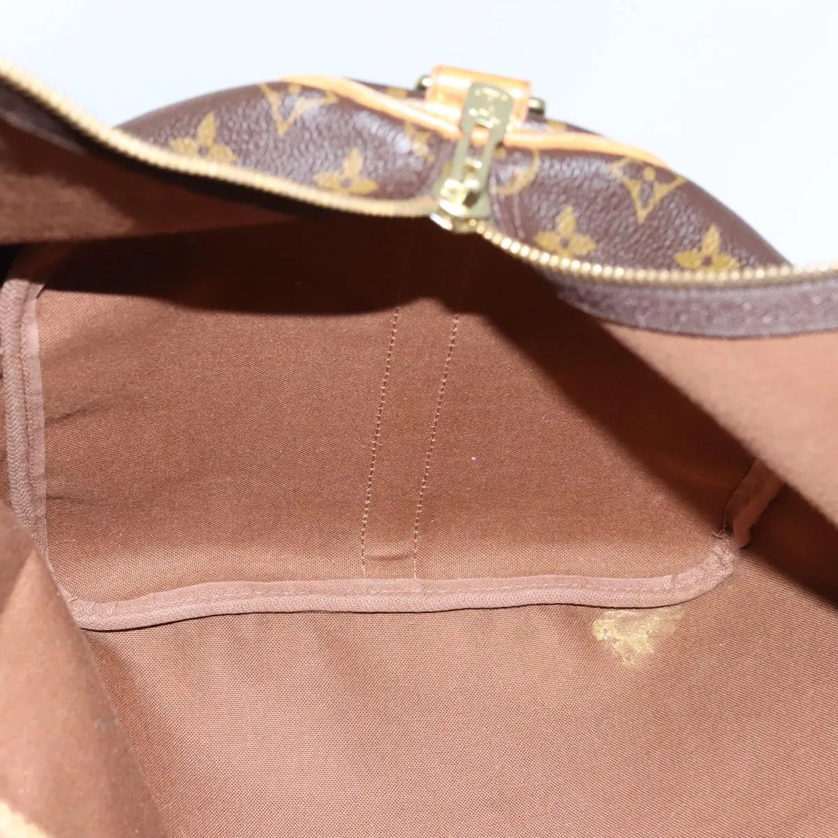 LOUIS VUITTON Monogram Keepall Bandouliere 55 Boston Bag M41414 LV Auth MY234
