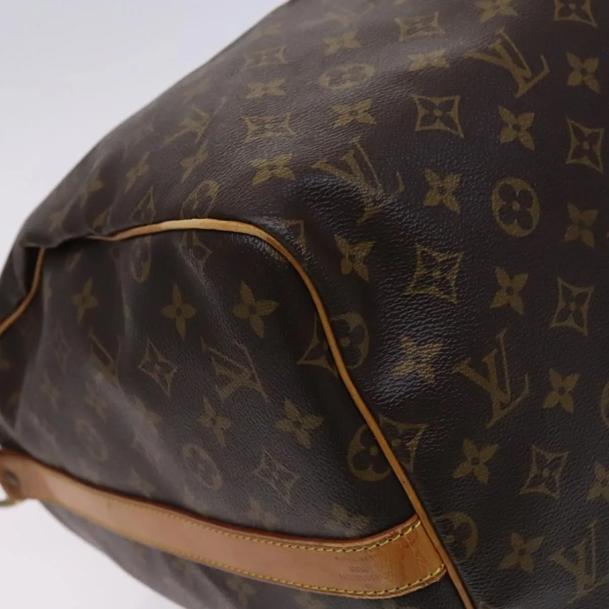LOUIS VUITTON Monogram Keepall Bandouliere 55 Boston Bag M41414 LV Auth MY234