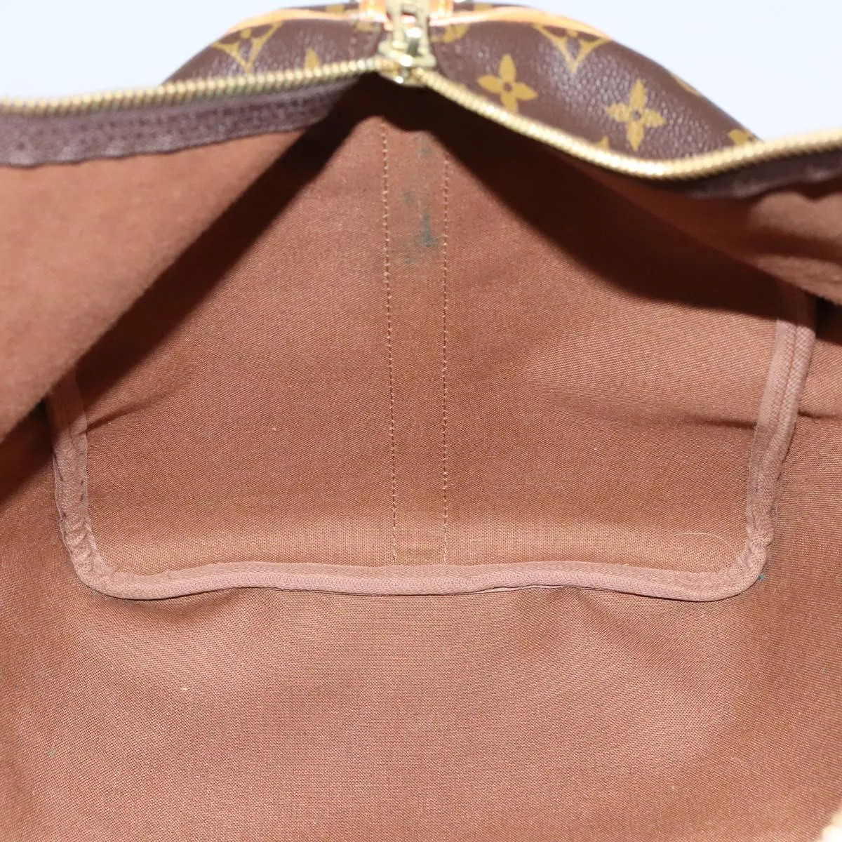 LOUIS VUITTON Monogram Keepall Bandouliere 55 Boston Bag M41414 LV Auth MY234
