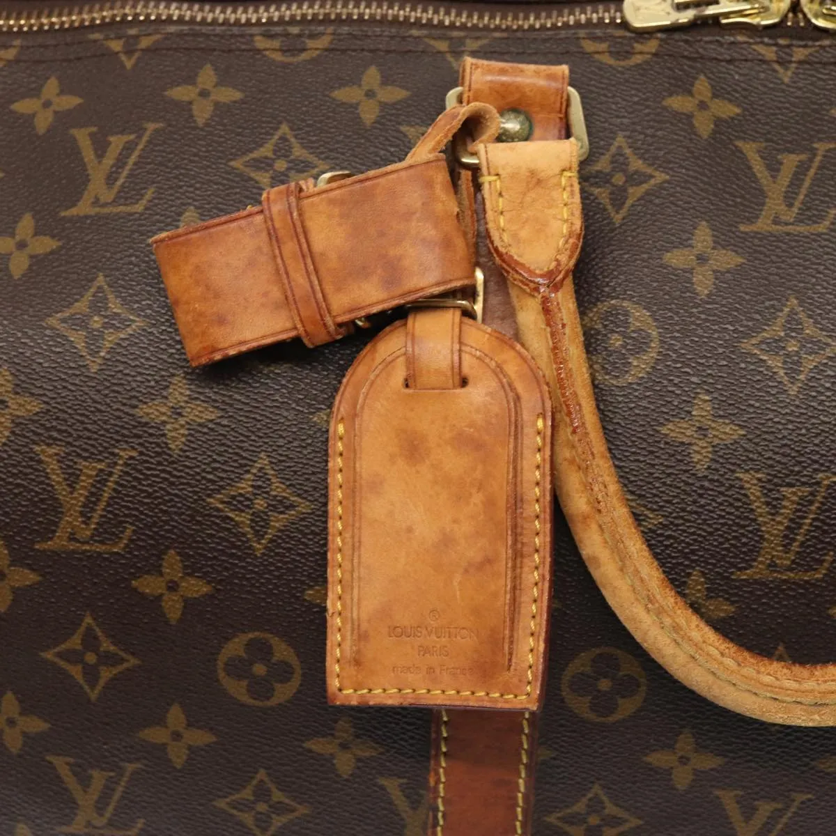 LOUIS VUITTON Monogram Keepall Bandouliere 55 Boston Bag M41414 LV mr374
