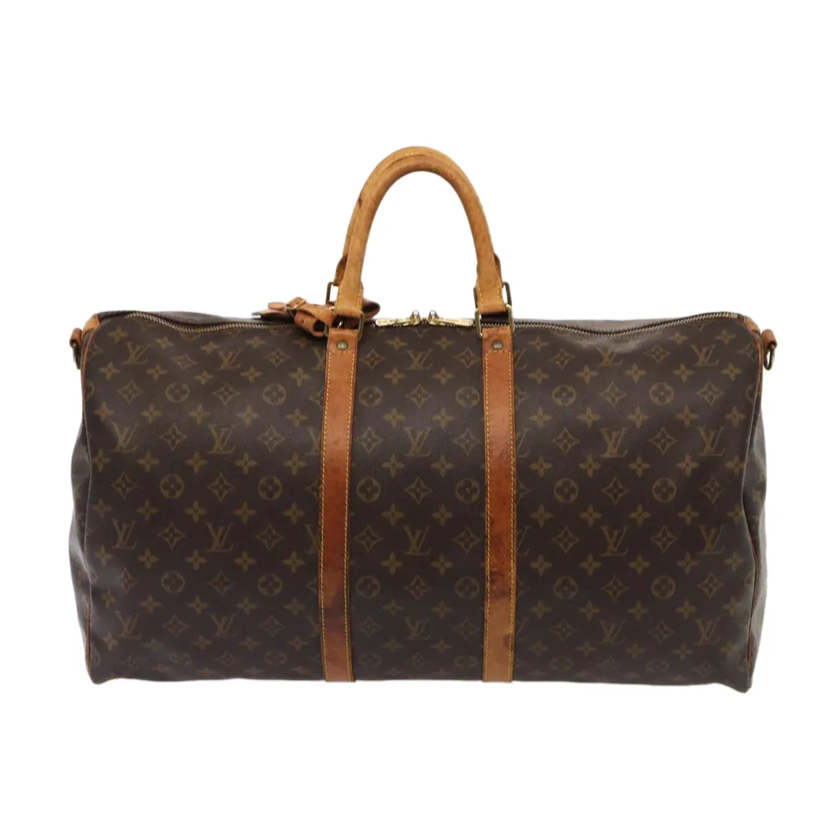 LOUIS VUITTON Monogram Keepall Bandouliere 55 Boston Bag M41414 LV mr374