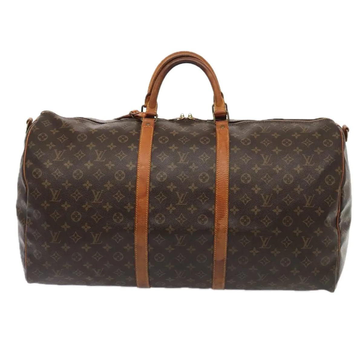 LOUIS VUITTON Monogram Keepall Bandouliere 60 Boston Bag M41412 LV 88926
