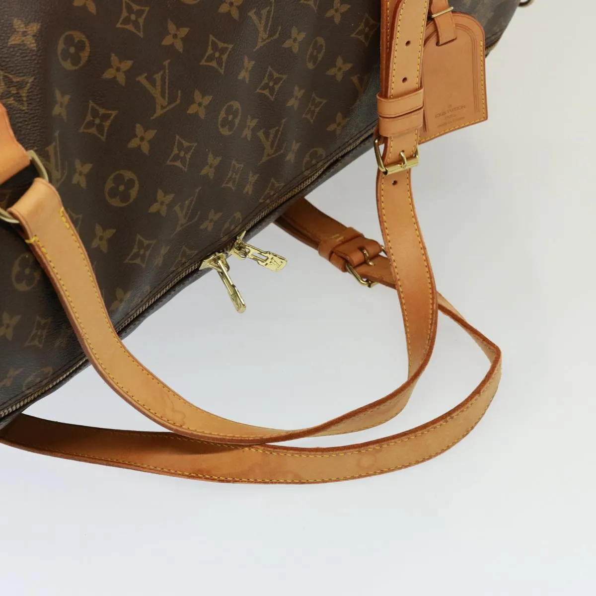 LOUIS VUITTON Monogram Sac Polochon 65 Boston Bag 2way M41222 LV bs15293