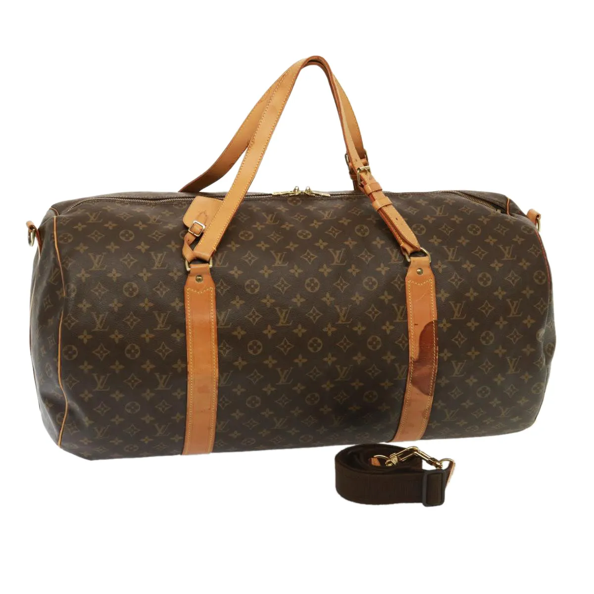 LOUIS VUITTON Monogram Sac Polochon 65 Boston Bag 2way M41222 LV bs15293